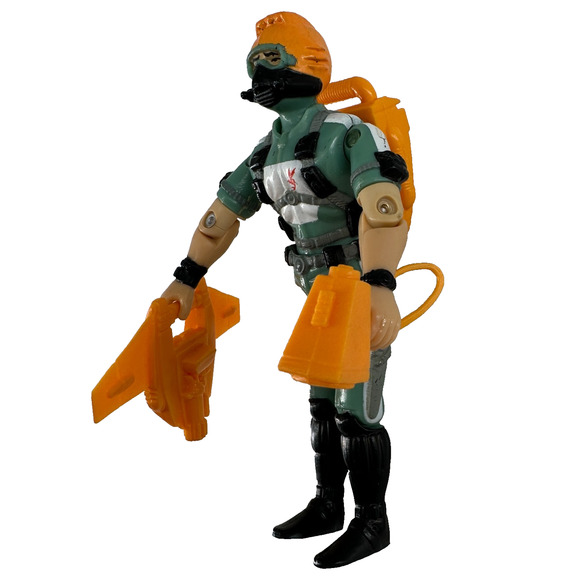 1986 Vintage GI Joe Wet Suit Seals With Accessories Figure - Picture 3 of 7